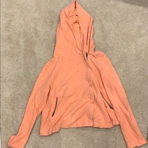 Orange Anthropologie Zip Up